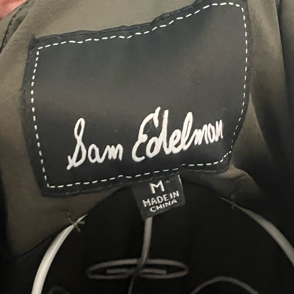 Sam Edelman rain jacket. Olive green. - Picture 3 of 7